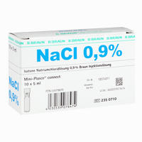 Kochsalzlösung 0.9% Mini- Plasco Connect Ampullen 10 x 10 ml - ab 2,80 €