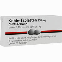 Kohle Tabletten  30 Stück - ab 6,31 €
