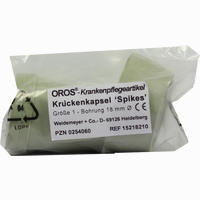 Krückenkapseln mit Spikes Grau 18mm 1 Stück