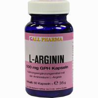 L- Arginin 500mg Gph Kapseln  60 Stück - ab 14,78 €