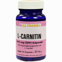 L- Carnitin 250mg Gph Kapseln  30 Stück - ab 14,79 €