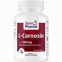 L- Carnosin 500mg Kapseln Zeinpharma 60 Stück