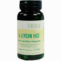 L- Lysin Hci 500mg Bios Kapseln 100 Stück