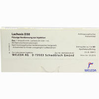 Lachesis D30 Ampullen 8 x 1 ml