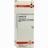 Lachesis D30 Dilution Dhu-arzneimittel 20 ml - ab 7,74 €