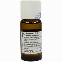 Lachesis D6 Dilution WELEDA 50 ml 