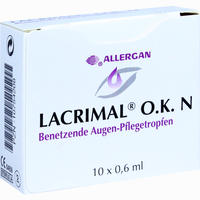 Lacrimal O.k. N Augentropfen 10 x 0.6 ml - ab 3,88 €
