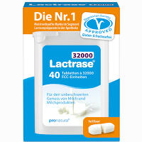 Lactrase 32000 Fcc Teilbare Tabletten im Spender 40 Stück