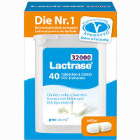 Lactrase 32000 Fcc Teilbare Tabletten im Spender 2 x 40 Stück