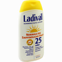 Ladival Normale Bis Empfindliche Haut Lotion Lsf 25  200 ml 