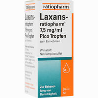 Laxans- Ratiopharm 7.5mg/ml Pico Tropfen  30 ml - ab 6,25 €