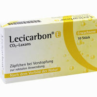 Lecicarbon E Co2- Laxans Zäpfchen 100 Stück - ab 5,74 €