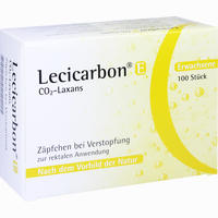 Lecicarbon E Co2- Laxans Zäpfchen 100 Stück - ab 5,59 €