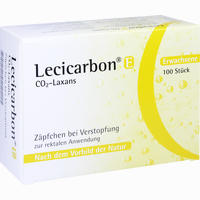 Lecicarbon E Co2- Laxans Zäpfchen 100 Stück - ab 5,78 €