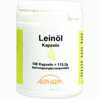Leinöl Kapseln  ALLPHARM Vertriebs GmbH 180 Stück