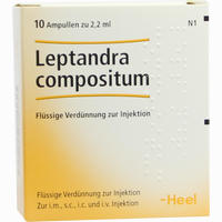 Leptandra Comp Ampullen 10 Stück - ab 14,75 €