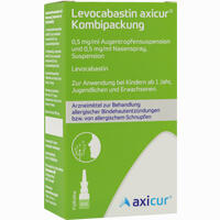 Levocabastin Axicur Kombi 4ml At + 5ml Nasenspr.  1 Packung