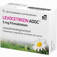 Levocetirizin Adgc 5 Mg Filmtabletten 20 Stück - ab 2,09 €