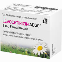 Levocetirizin Adgc 5 Mg Filmtabletten 20 Stück - ab 2,09 €