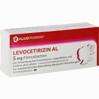 Levocetirizin Al 5 Mg Filmtabletten  50 Stück - ab 9,31 €