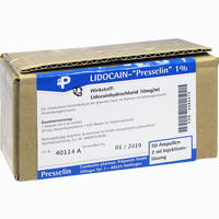 Lidocain- Presselin 1% Injektionslösung 50 x 2 ml - ab 24,93 €