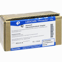 Lidocain- Presselin 1% Injektionslösung 50 x 2 ml - ab 27,15 €