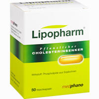 Lipopharm Pflanzlicher Cholesterinsenker Kapseln 50 Stück 
