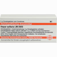 Lm Hepar Sulfuris Xviii Globuli 5 g