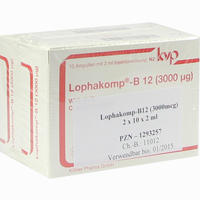 Lophakomp B12- 3000mcg Injektionslösung 20 x 2 ml - ab 4,10 €