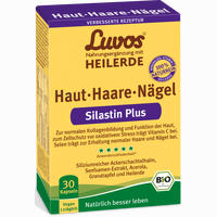 Luvos Heilerde Bio Silastin Plus Haut Haare Nägel Kapseln 30 Stück