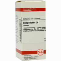Lycopodium C30 Tabletten 80 Stück - ab 7,27 €