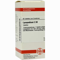 Lycopodium C30 Tabletten 80 Stück - ab 7,74 €