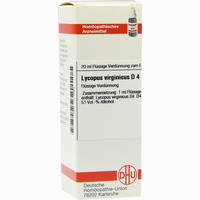 Lycopus Virg D4 Dilution DHU-Arzneimittel GmbH & Co. KG 20 ml