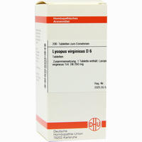 Lycopus Virg D6 Tabletten 80 Stück - ab 7,05 €