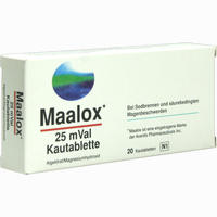 Maalox 25 Mval Kohlpharma 20 Stück