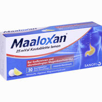 Maaloxan 25mval Kautabletten Lemon  30 Stück 