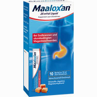 Maaloxan 25mval Liquid Suspension 10 x 10 ml