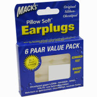 Macks Earpluggs 6 x 2 Stück