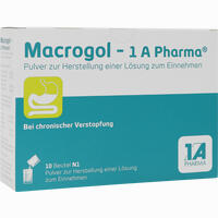 Macrogol - 1a Pharma Pulver zur Herstellung einer Lösung Zum Einnehmen 10 Stück - ab 2,58 €