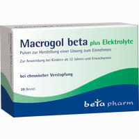 Macrogol Beta Plus Elektrolyte Pulver  10 Stück - ab 3,82 €