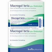 Macrogol Beta Plus Elektrolyte Pulver  10 Stück - ab 3,82 €