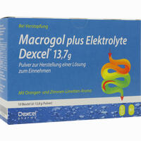 Macrogol Plus Elektrolyte Dexcel 13. 7 G Ple 50 Stück - ab 2,58 €