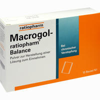 Macrogol- Ratiopharm Balance - Pulver zur Herstellung einer Lösung Zum Einnehmen  50 Stück - ab 3,34 €