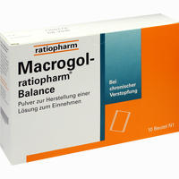 Macrogol- Ratiopharm Balance - Pulver zur Herstellung einer Lösung Zum Einnehmen  50 Stück - ab 3,46 €