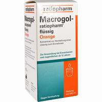 Macrogol- Ratiopharm Flüssig Orange Konzentrat 500 ml 