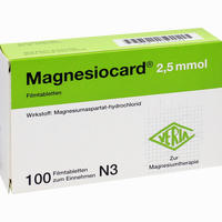 Magnesiocard 2.5 Mmol Filmtabletten  200 Stück - ab 4,98 €