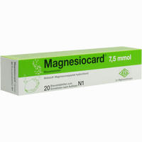 Magnesiocard 7.5 Mmol Brausetabletten 20 Stück - ab 4,16 €