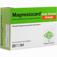Magnesiocard Forte 10 Mmol Orange Pulver 20 Stück - ab 6,02 €