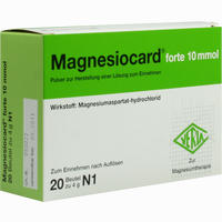 Magnesiocard Forte 10 Mmol Pulver 100 Stück - ab 6,21 €