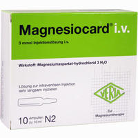 Magnesiocard Iv Ampullen 10 x 10 ml - ab 6,09 €